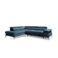 ECKSOFA BLUES Blau 280x214x94 cm - Blau, Textil (280/214cm) - FURNLUX