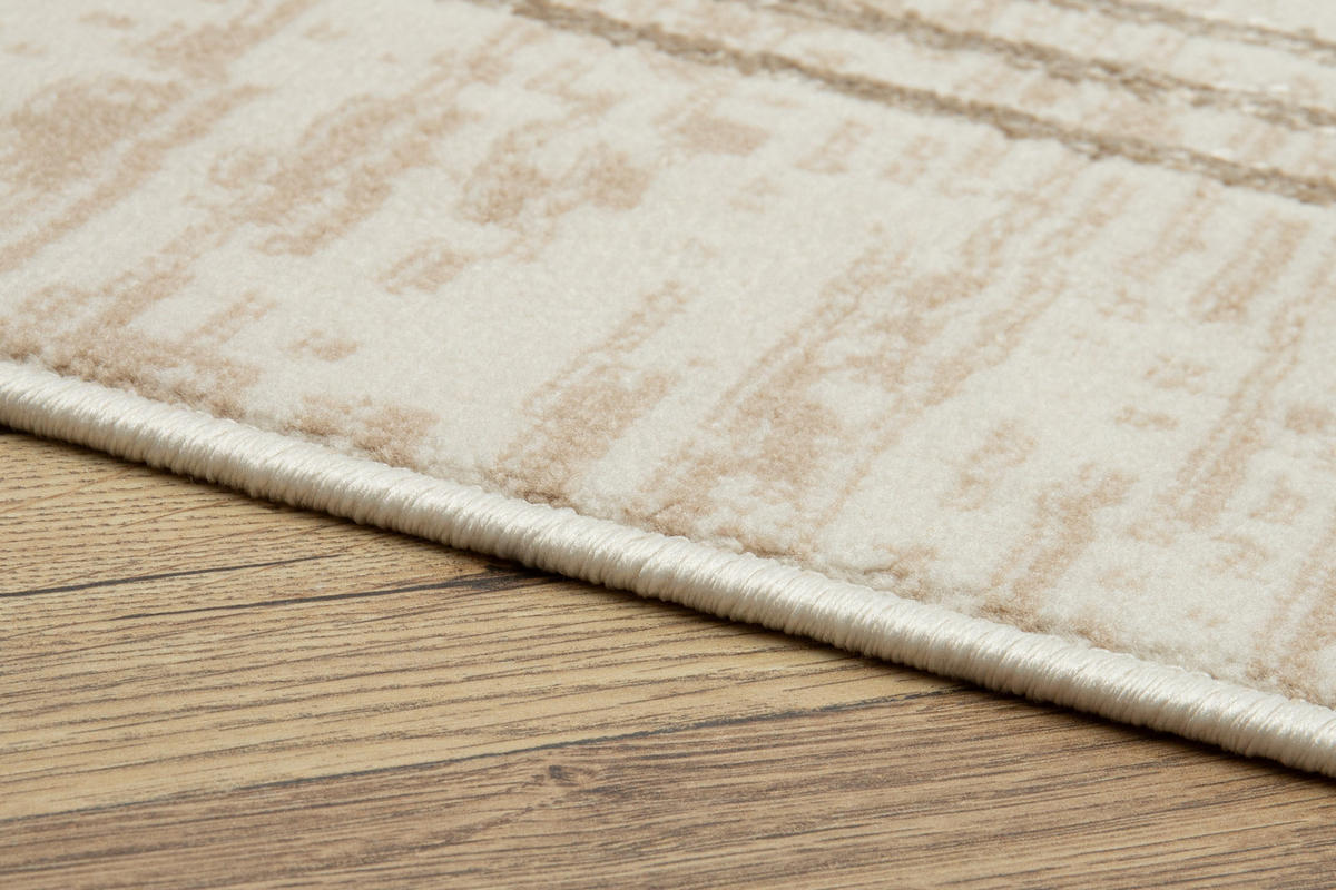 TEPPICH CRYSTAL Creme Beige 120/170 cm - Beige/Creme, Textil (120/170cm) - Tapiso