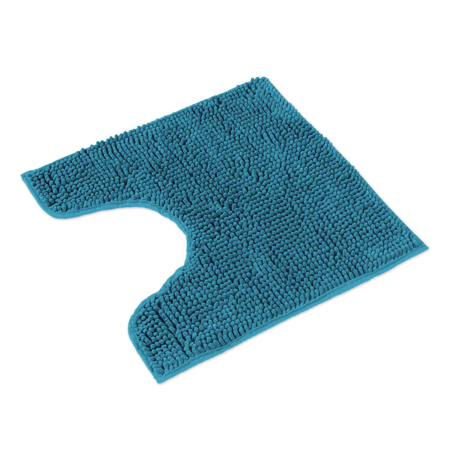 BADEMATTE MIT WC AUSCHNITT PARIS - Petrol, Textil (45/45cm) - WohnDirect