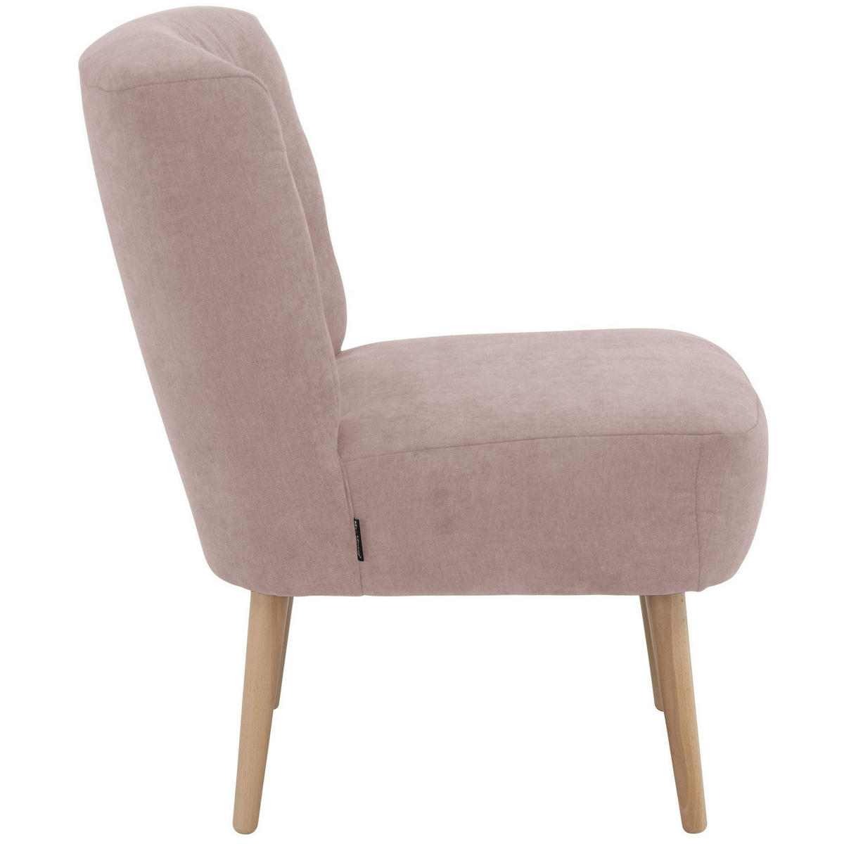 SESSEL Kamle Bezug Flachgewebe Buche natur / rosé - Rosa, Kunststoff (68/78/58cm) - 58aufmkessel