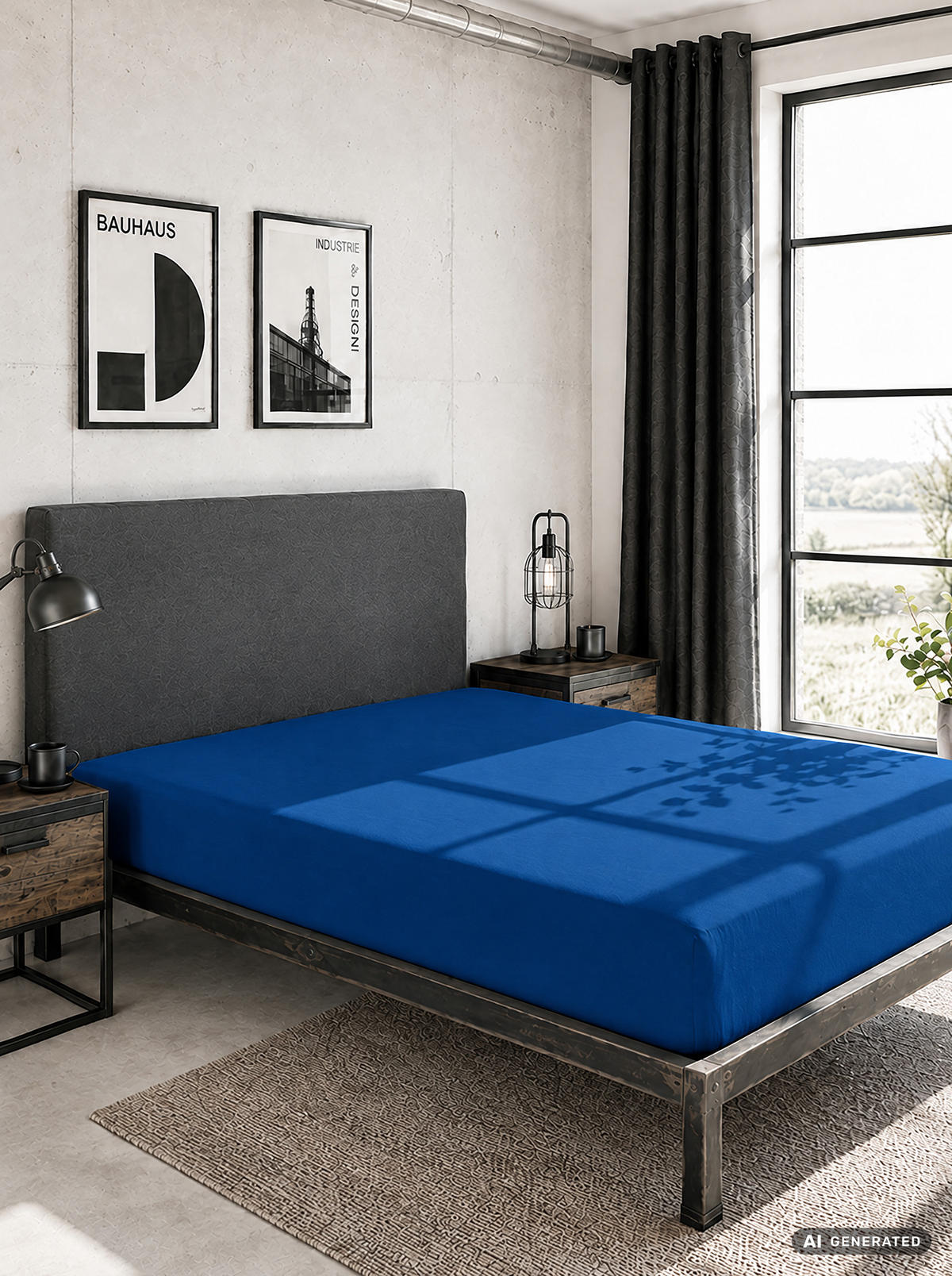 SPANNBETTTUCH Basic Jersey dunkelblau, 140x200 cm - 160x200 cm - Dunkelblau, Textil (160/200cm) - Castell