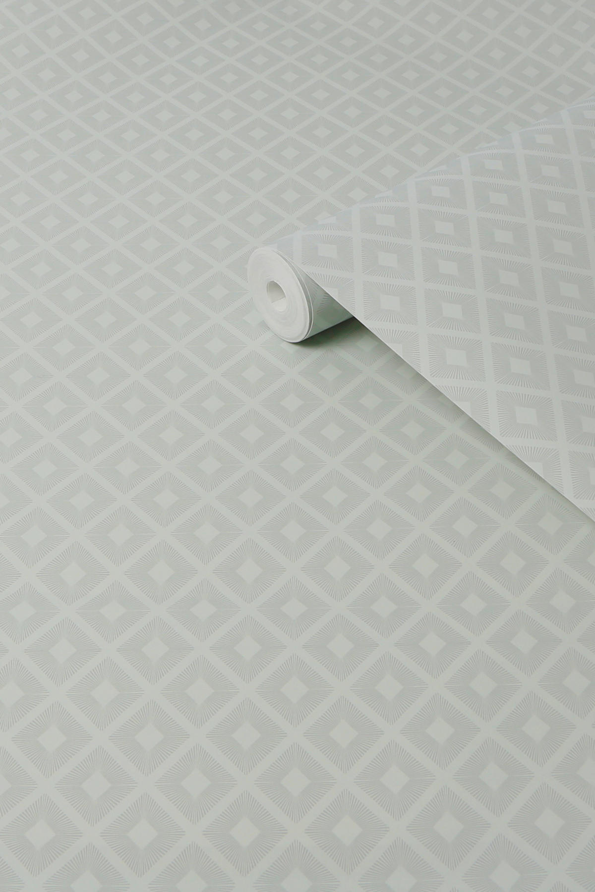 VLIESTAPETE Art-Déco Mini-Diamant Greige - Beige, Papier/Kunststoff (52/1000cm) - next