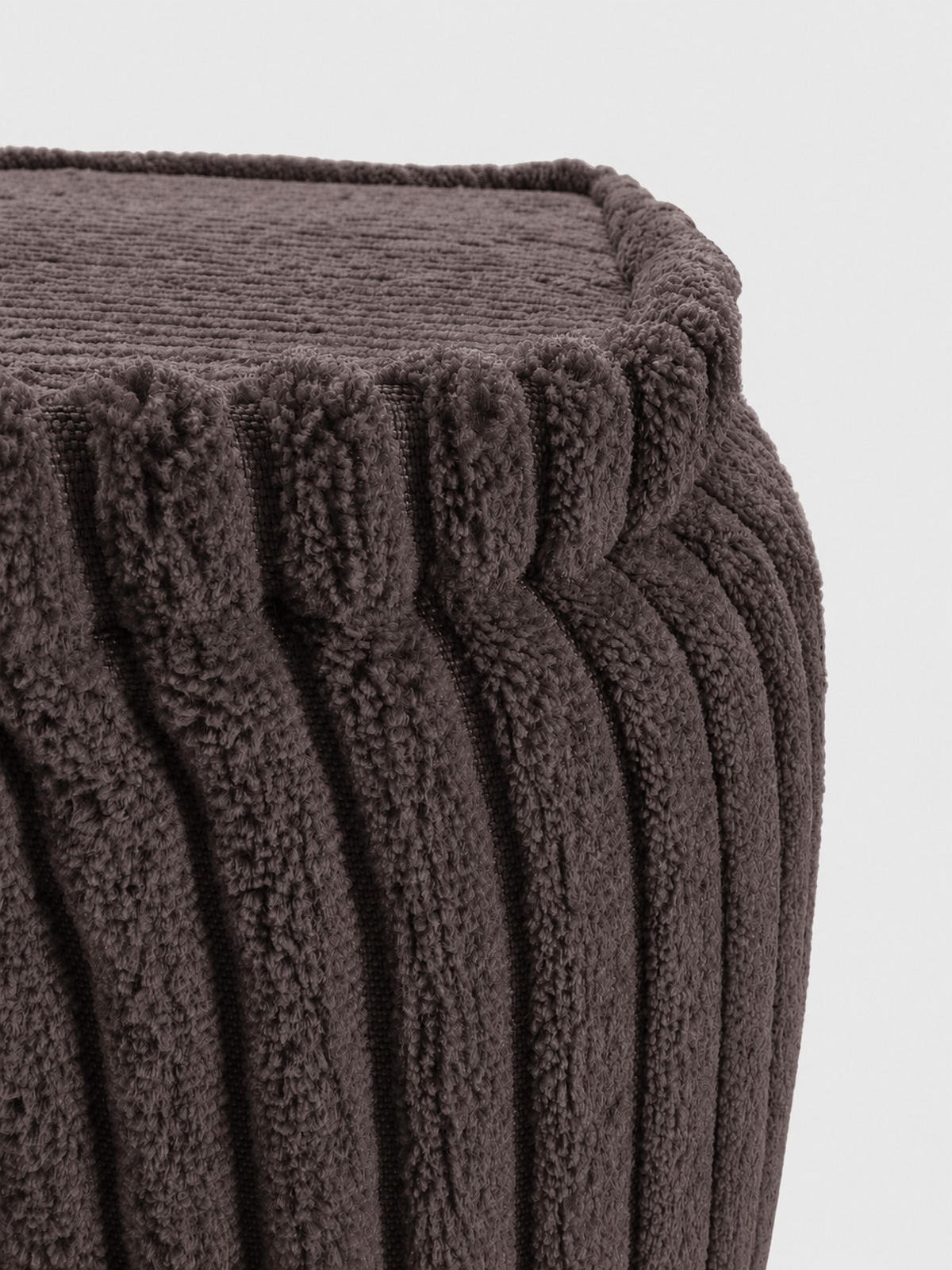 SCHLAFSESSEL ausklappbar, modularer Bodensessel mit Rückenrolle in Braun - Braun, Textil (80/62/95cm) - SURB
