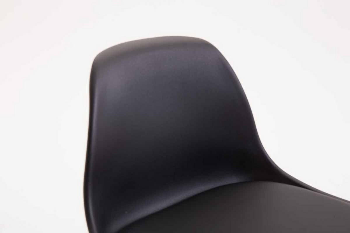BARHOCKER Kilian, Gestell Metall in Chromoptik, Kunstleder Schwarz - Chromfarben/Schwarz, Kunststoff/Textil (39/100/43cm) - TPFLiving