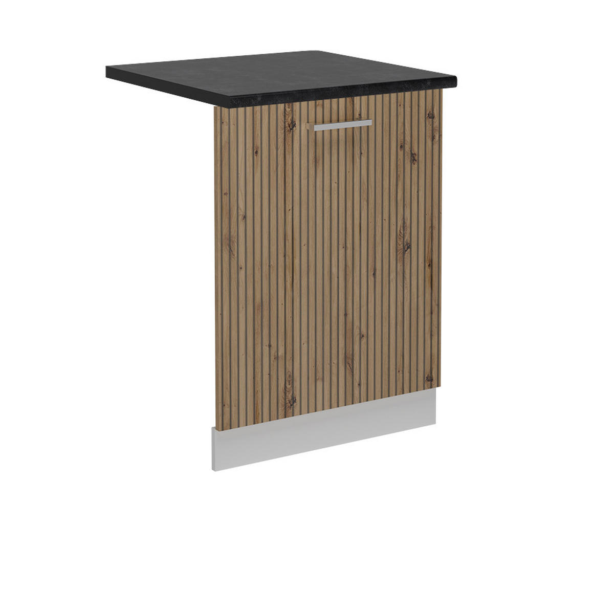 KRYT MYČKY NÁDOBÍ R-Line Řemeslný dub - bílá/dub artisan, kompozitní dřevo (60/81.8/1.6cm) - Vicco