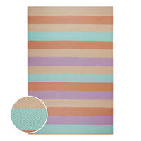 OUTDOORTEPPICH Colour Clash Streifen - Multicolor, Kunststoff (118/180cm) - Butlers