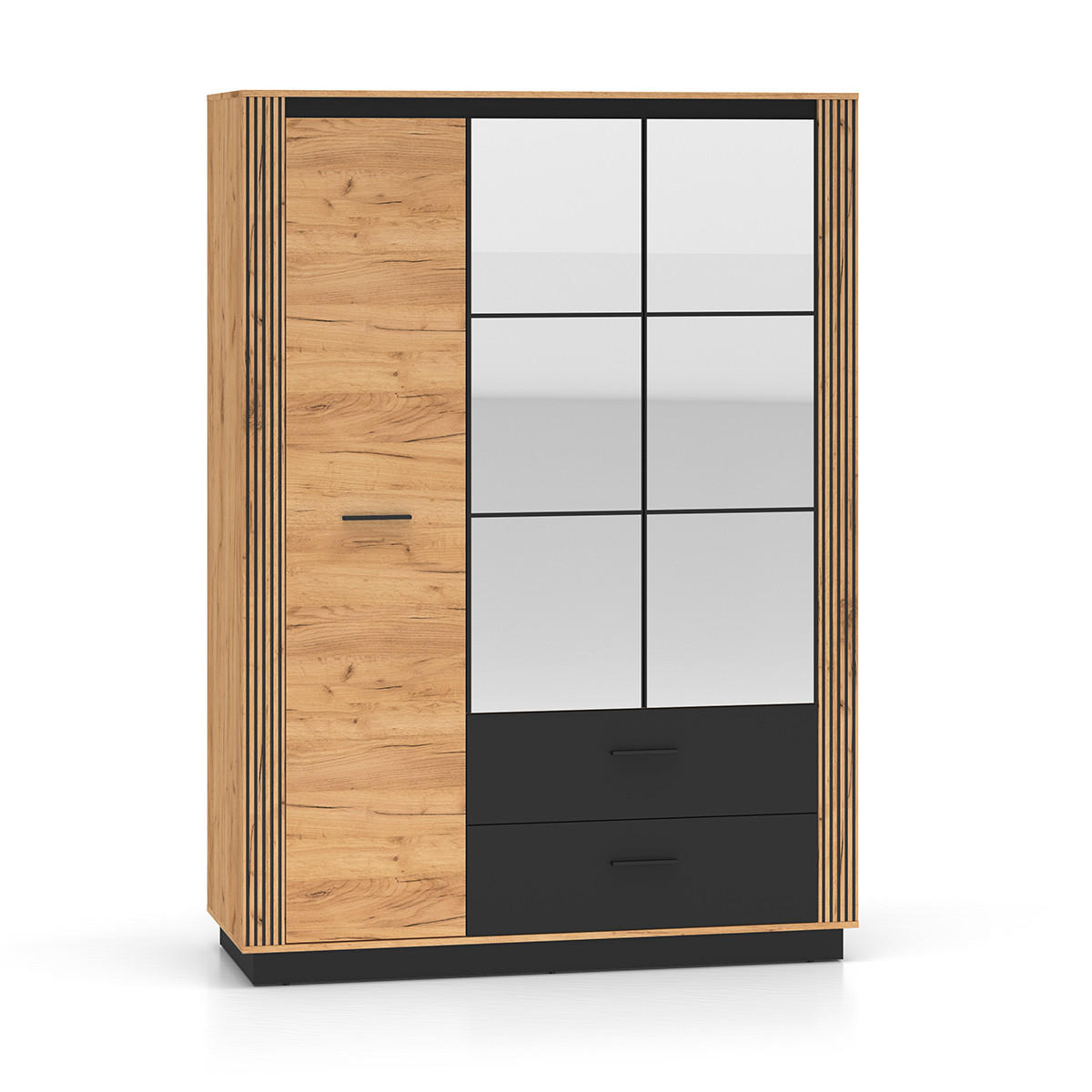 SKŘÍŇ 3DVEŘOVÁ Solal Dřevo - hnědá, kompozitní dřevo (150/210/58cm) - Petits-meubles