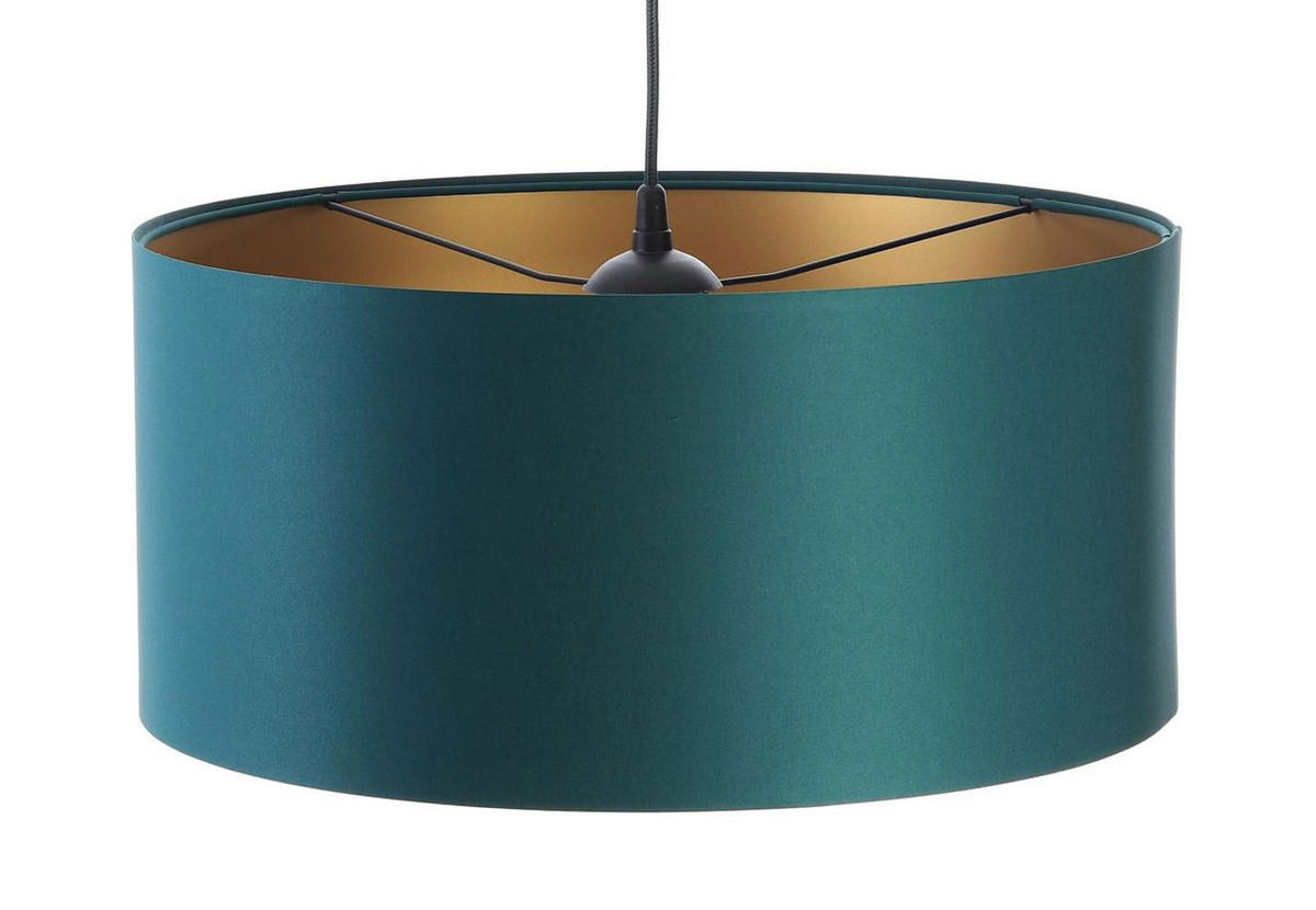 HÄNGELEUCHTE Grün 50/25 cm - Goldfarben/Grün, Kunststoff (50/0.8/25cm) - ONZENO