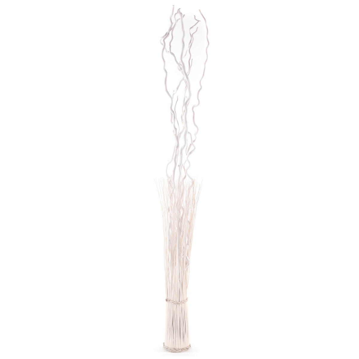 RAUMTEILER Nova Weidenzweige weiß - Weiß, Naturmaterialien (27/180/27cm) - DESIGN DELIGHTS