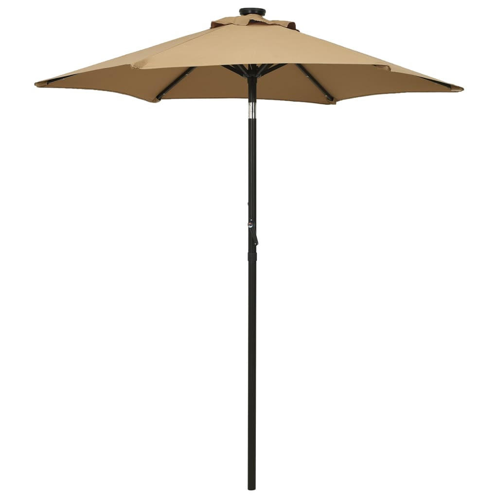 furnicato Sonnenschirm Taupe 200x200 cm