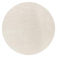 HOCHFLORTEPPICH 160/160 cm Tokio 471 - Creme, Kunststoff (160/160cm) - Paco Home