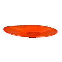 DEKORATIVE SCHALE Gable - Orange, Glas (6cm) - Dutchbone