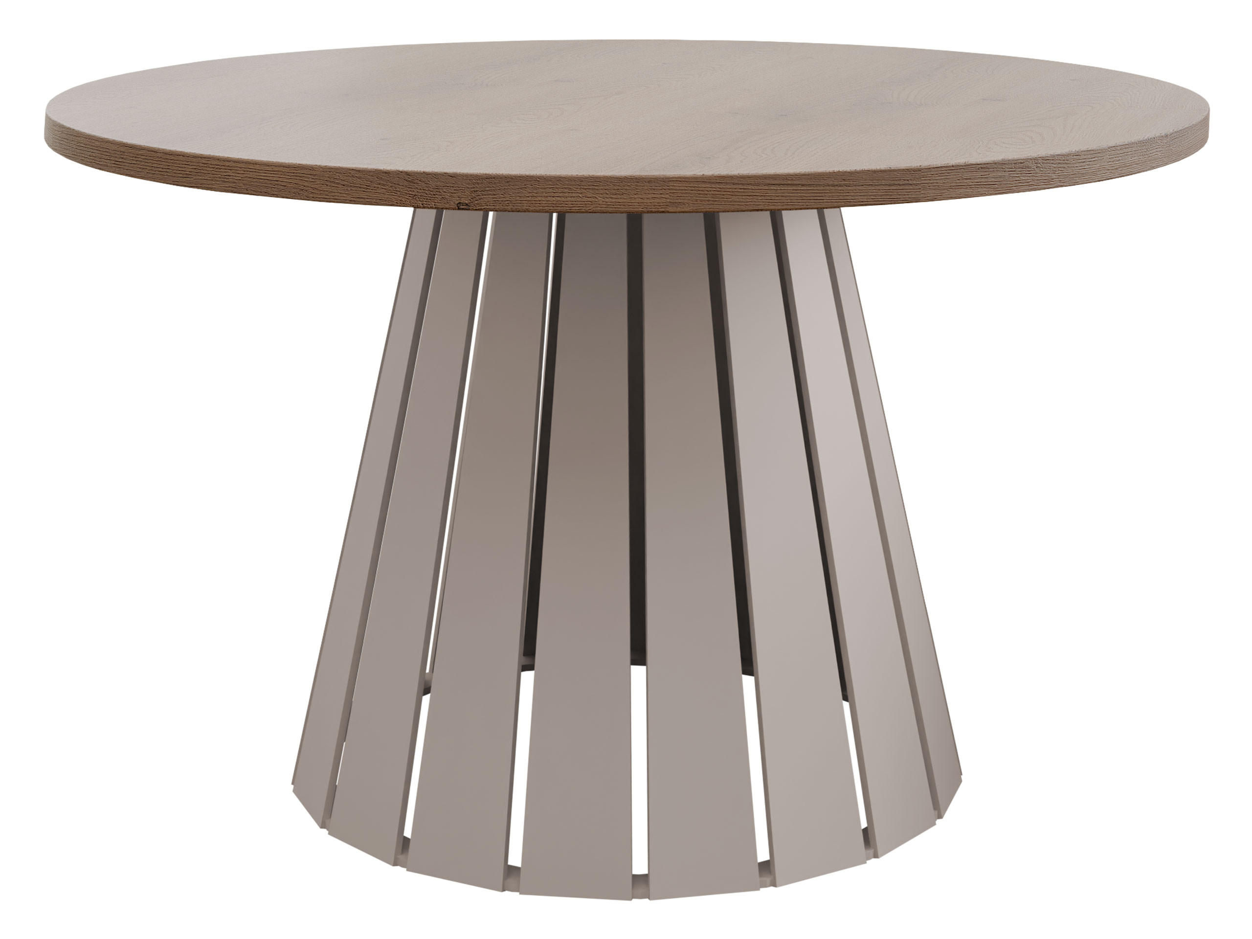 COUCHTISCH Circolo Cashmere - Kaschmir/Naturfarben, Holzwerkstoff/Metall (75/75/45cm) - MIRJAN24