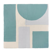 KRABBELDECKE Musselin Mint - Mintgrün, Textil (100/100cm) - nordic coast company