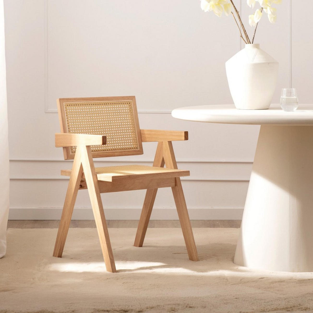 ESSZIMMERSTUHL Nelha Natürlich 51 cm x 80 cm - Naturfarben, Holz (51/80/54cm)