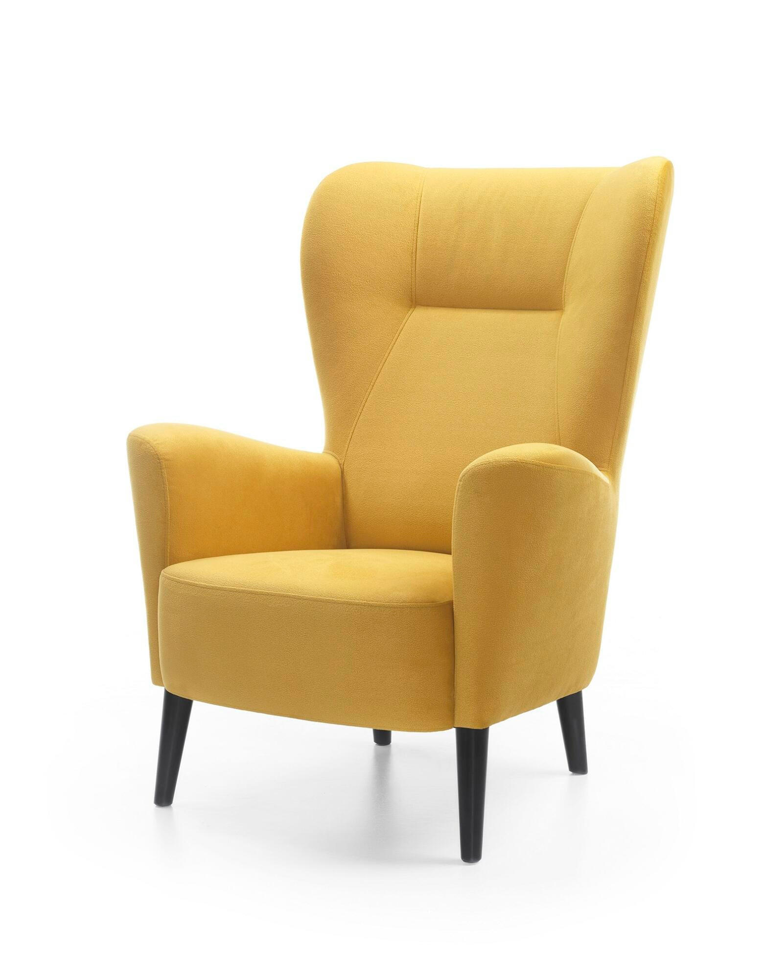 SESSEL NEXT Gelb 71x93x110 cm - Gelb, Textil (71/110/93cm) - FURNLUX
