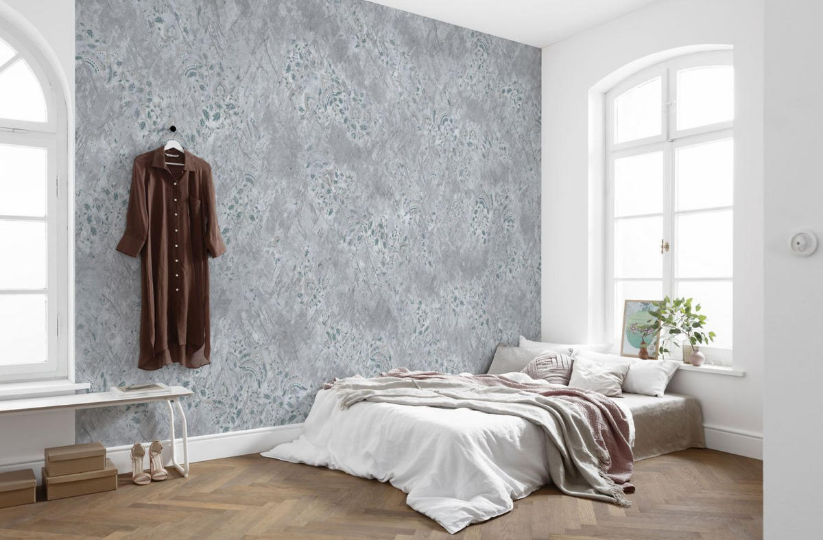 FOTOTAPETE Barockmuster 400 x 280 cm - Grau, Papier (400/280cm) - Sanders & Sanders