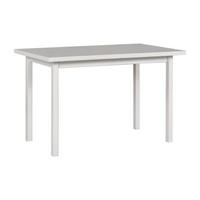 TISCH Max X Weiß, Klapptisch mit Holz Beine - Weiß, Holz/Holzwerkstoff (120/70/76cm) - Bettso