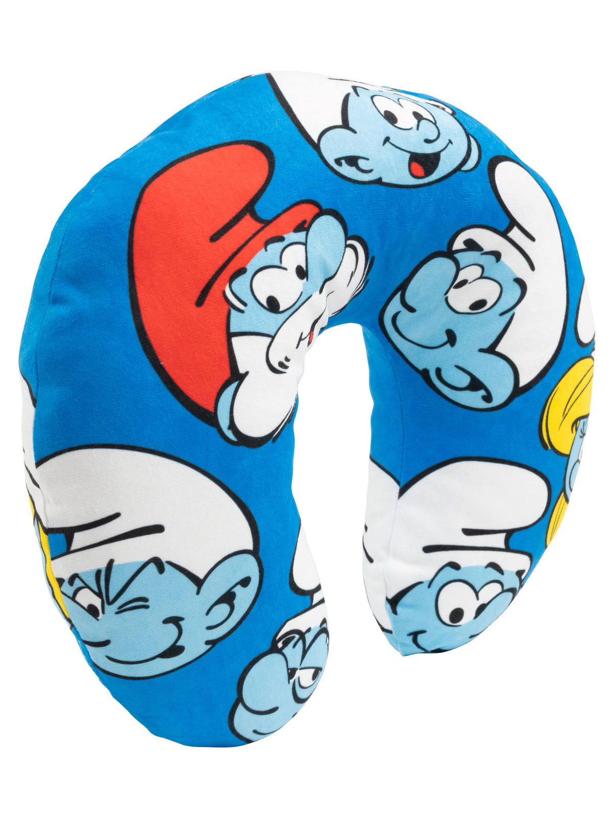 NACKENKISSEN Die Schlümpfe blau 35 x 30 cm - Blau, Textil (35/30cm) - United Labels