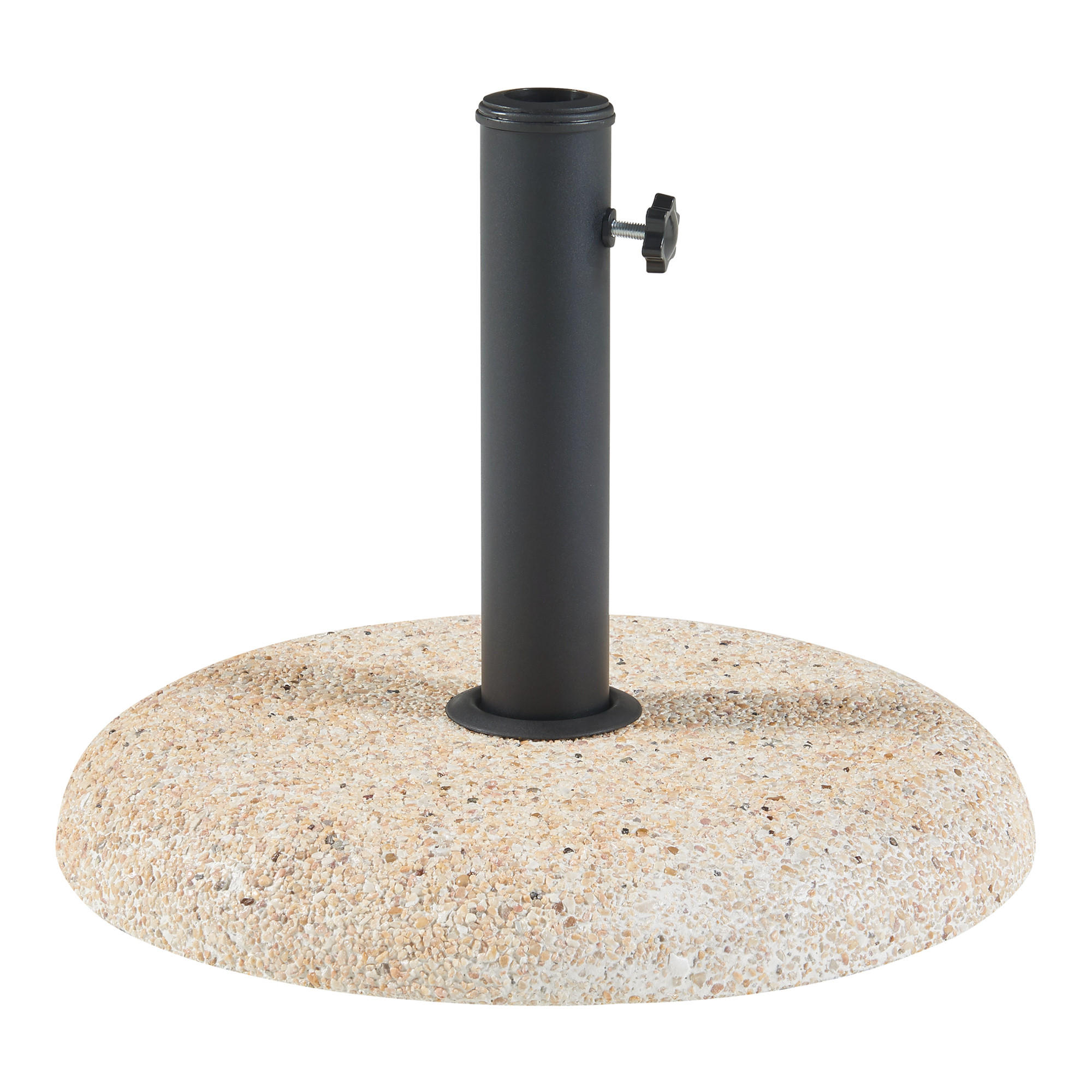 SONNENSCHIRMSTÄNDER Bitritto - Beige, Stein (45/45cm) - casa.pro