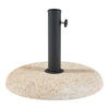 SONNENSCHIRMSTÄNDER Bitritto - Beige, Stein (45/45cm) - casa.pro