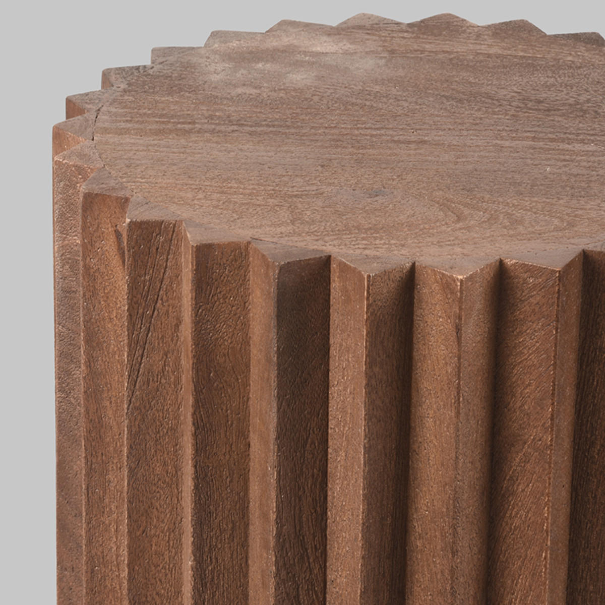 BEISTELLTISCH Novan Braun 35/35/48 cm - Braun, Holz (35/35/48cm) - LABEL51