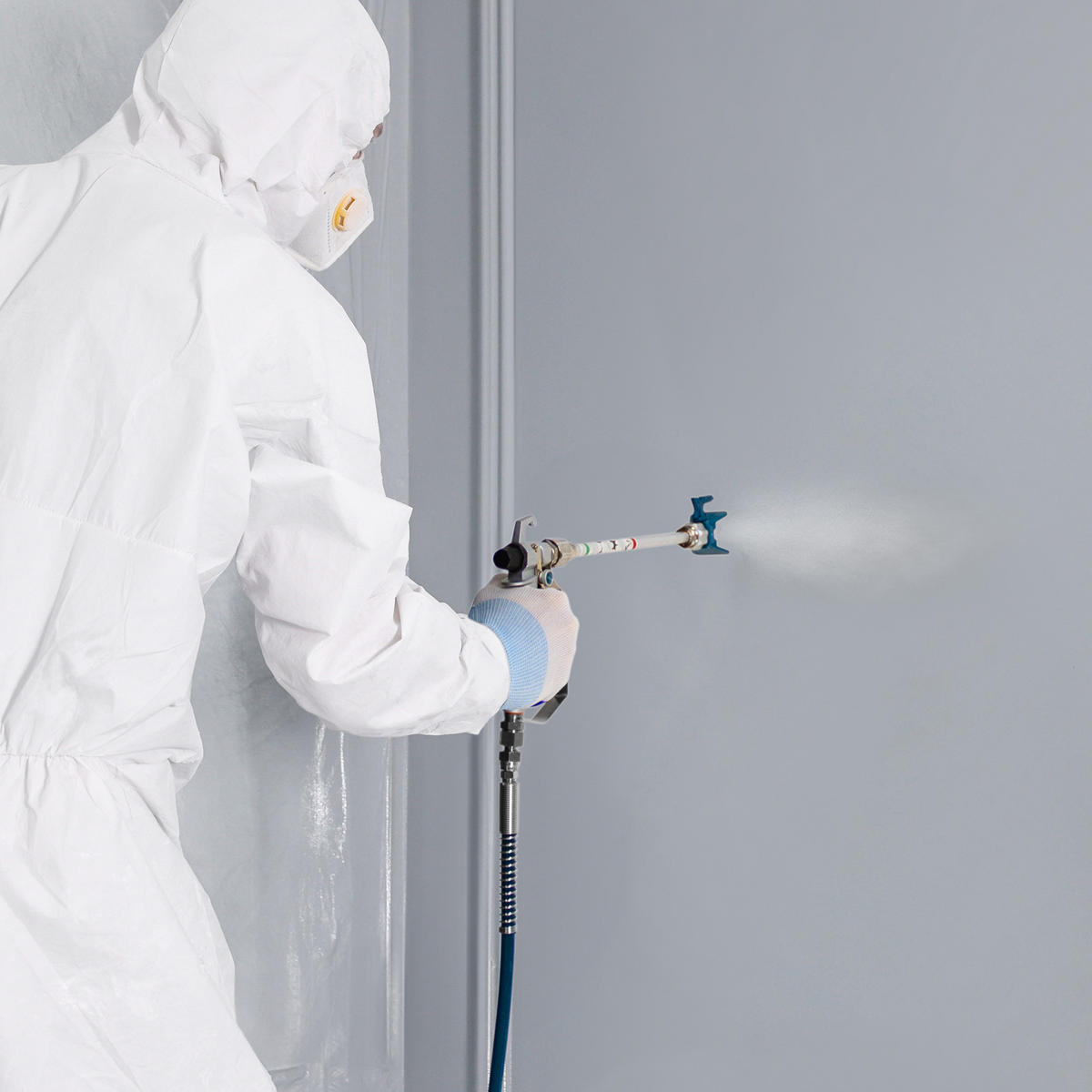 FARBSPRÜHGERÄT Airless - Blau, Kunststoff - Monstershop