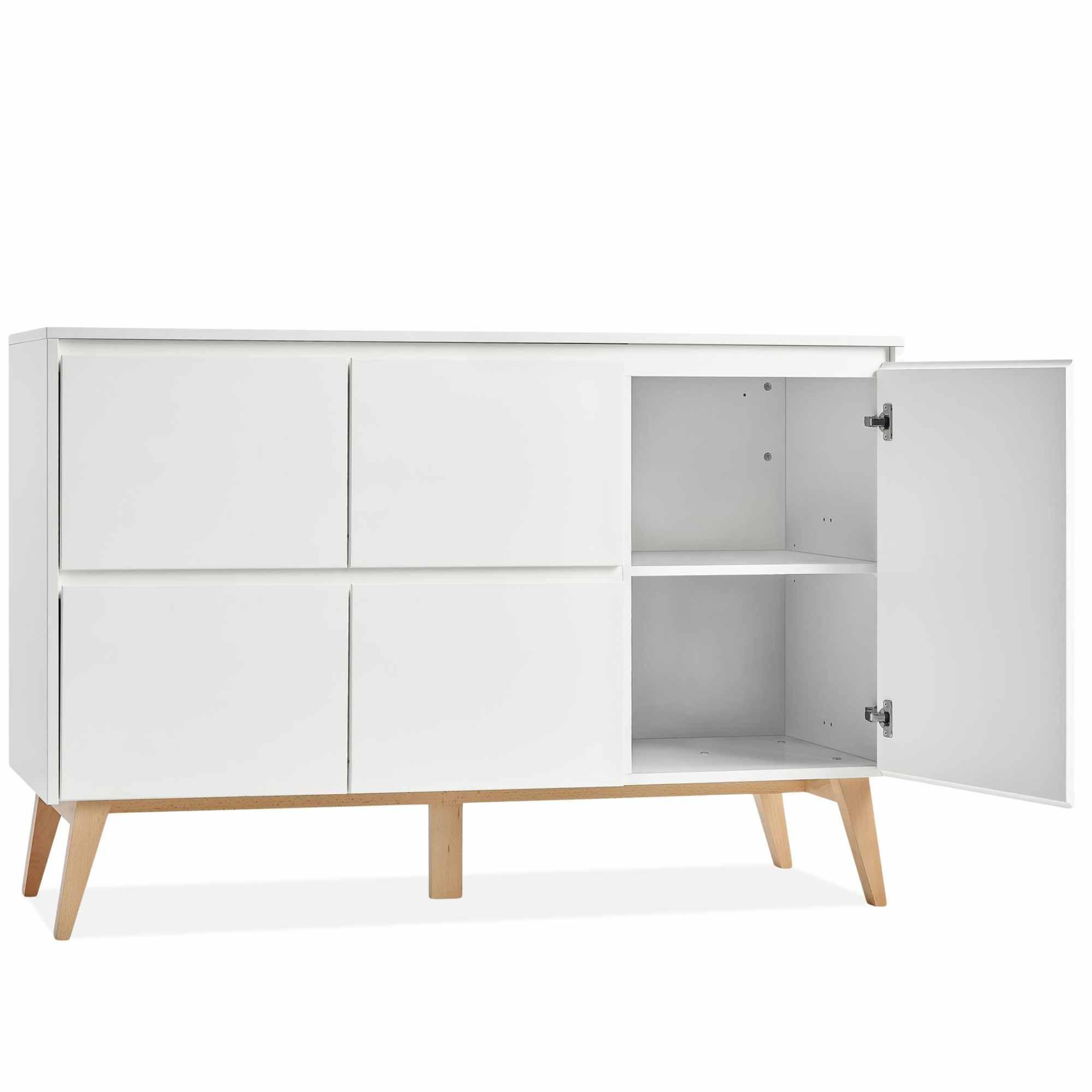 KINDERKOMMODE Dambi - Weiß, Holz (149/93/53cm) - KONSIMO®