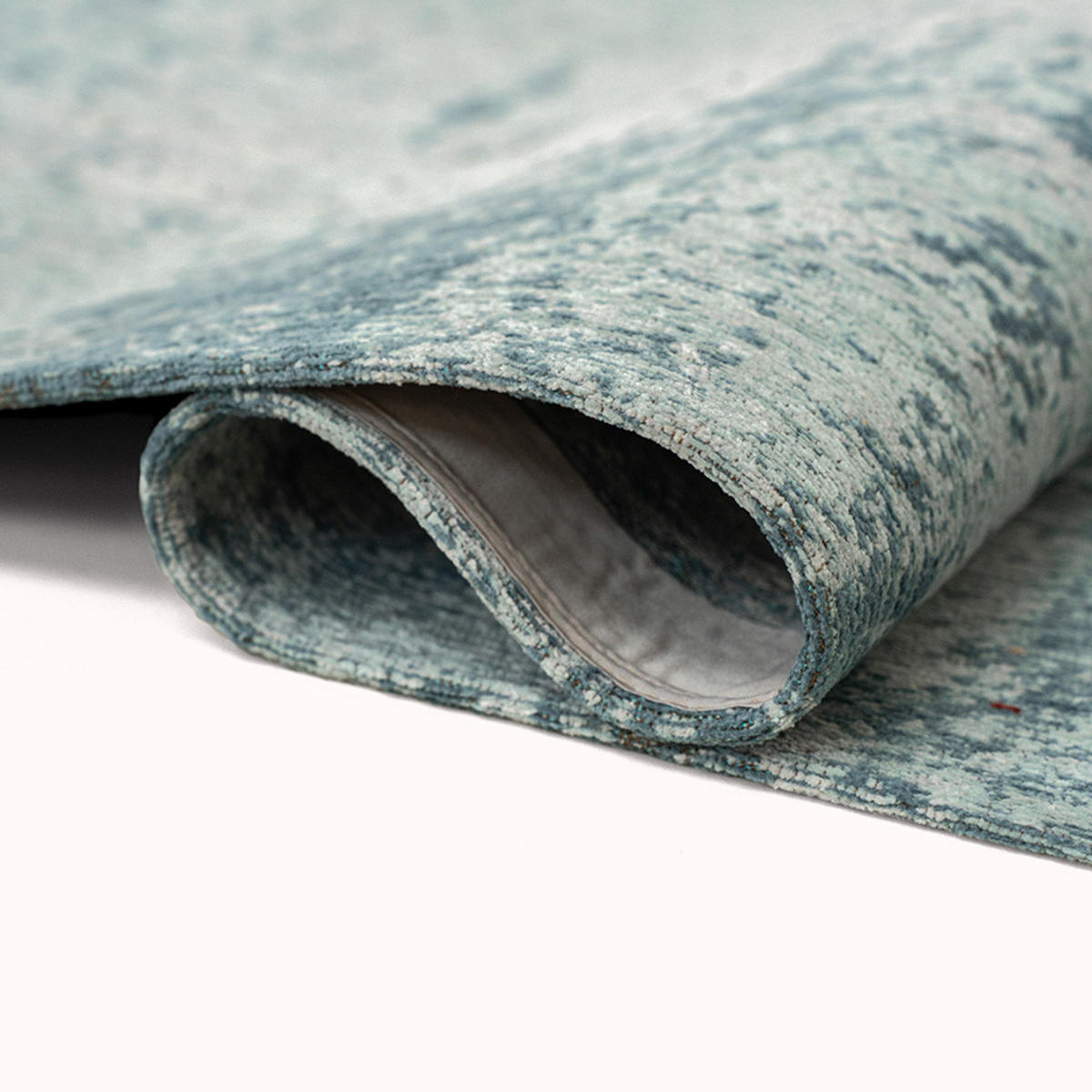 TEPPICH Neptune Mad Men Virgin Land 80/150 cm - Blau, Textil (80/150cm) - Louis De Poortere