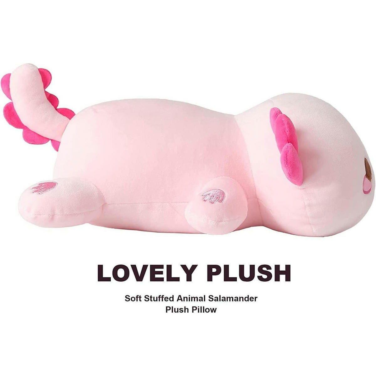 PLÜSCHTIER Axolotl 50 cm Rosa - Rosa, Textil (28/50cm)