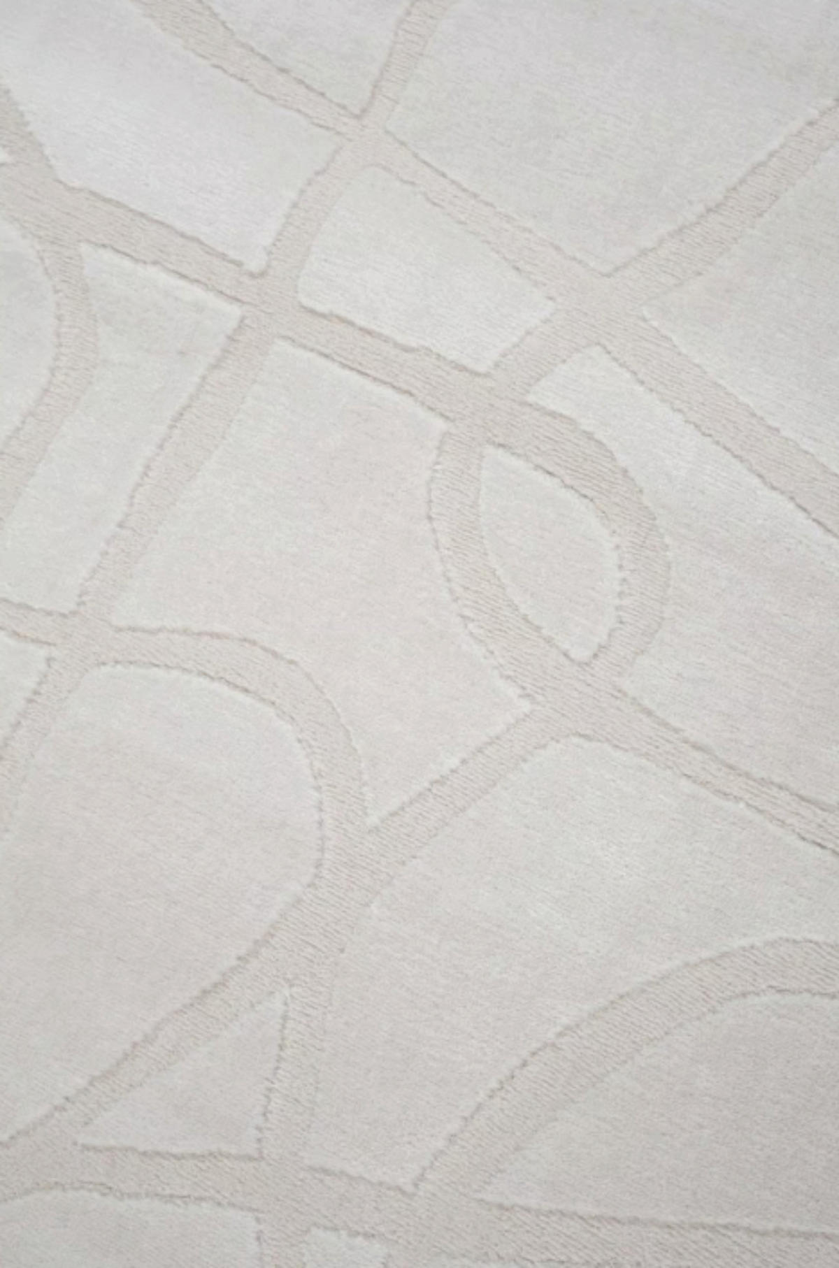 TEPPICH modern Flachgewebe BANQUISE Weiß 120 x 170 cm - Weiß, Textil (120/170cm) - Novatrend