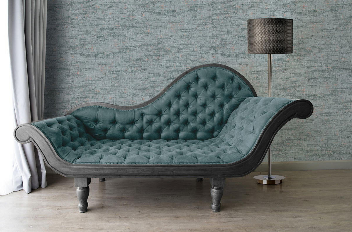 VLIESTAPETE Grün 53/1005 cm - Goldfarben, Textil (53/1cm) - KUNSTLOFT