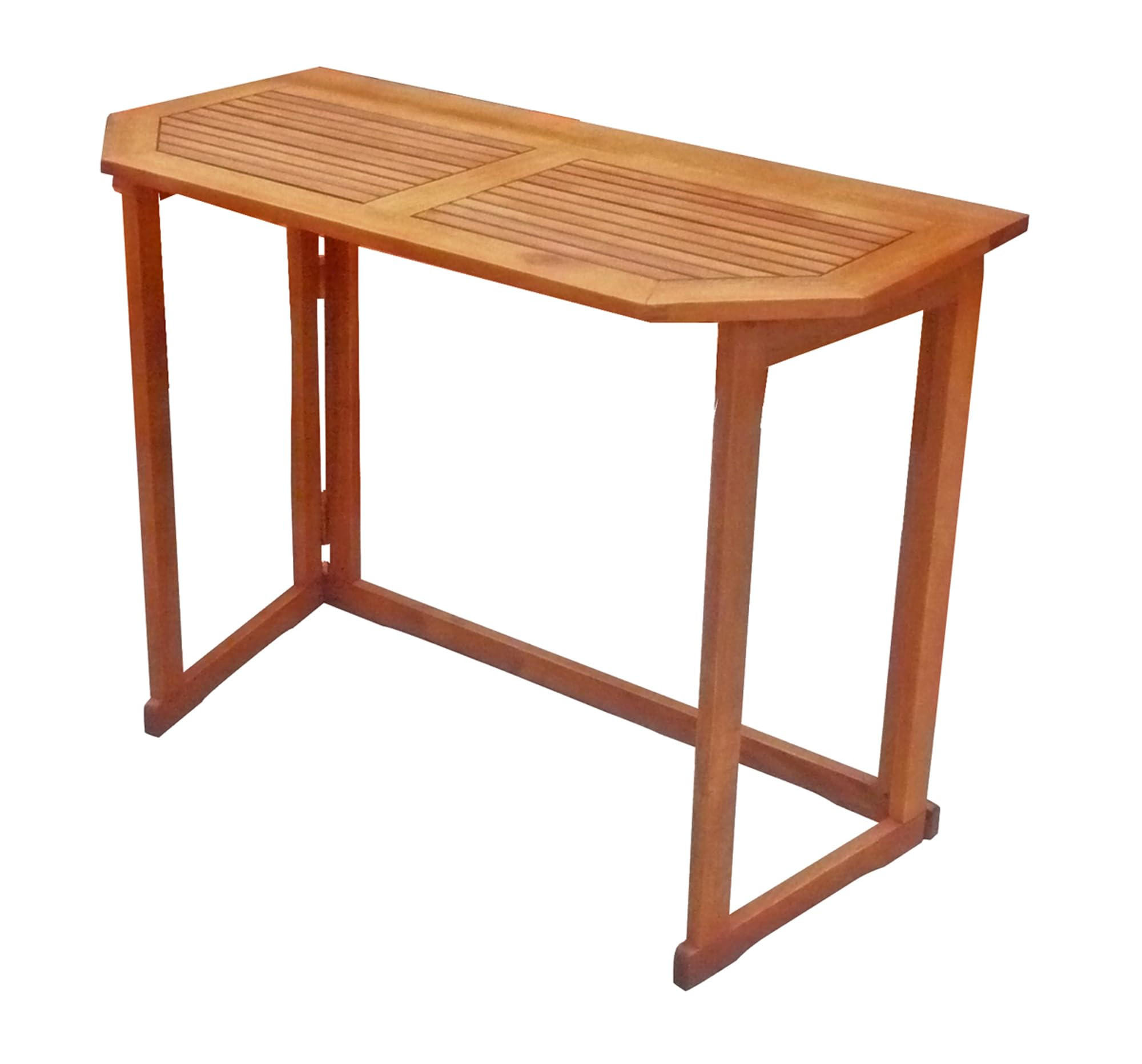 BALKONTISCH Orland Gartentisch - Braun, Holz (100/50/75cm) - DELUKE