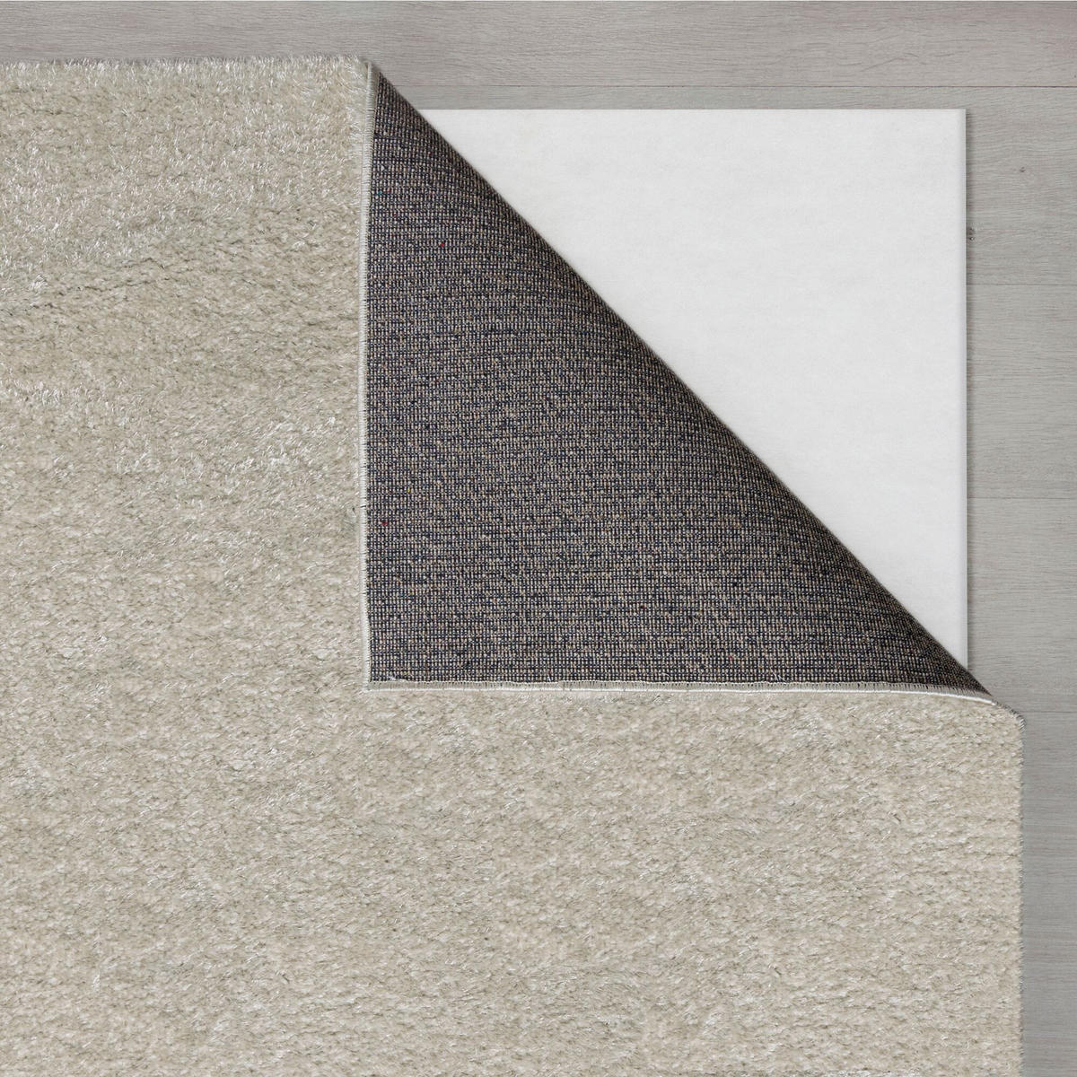 TEPPICH Hochflor Samt-Design, plüschig DOVEL, Beige 120x170 cm - Beige, Textil (120/170cm) - KADIMA DESIGN