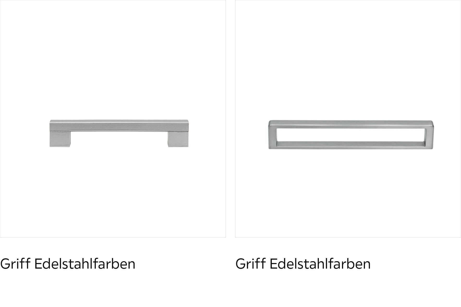 Griffe in Edelstahloptik