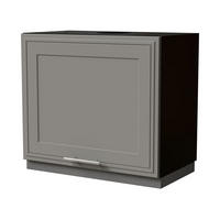 WRASENSCHRANK Salo W8/60 Schwarz / Dust Grey Matt 60 / 32,5 / 50cm - Schwarz/Grau, Holz/Holzwerkstoff (60/50/32.5cm) - Feldmann-Wohnen