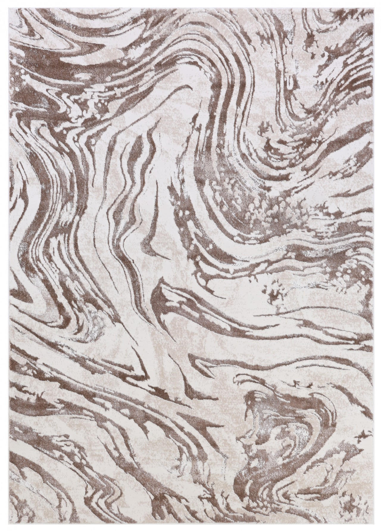 KOBEREC béžový hnedý krémový - 80 x 150 cm - hnedá/krémová, textil (80/150cm) - Mazovia