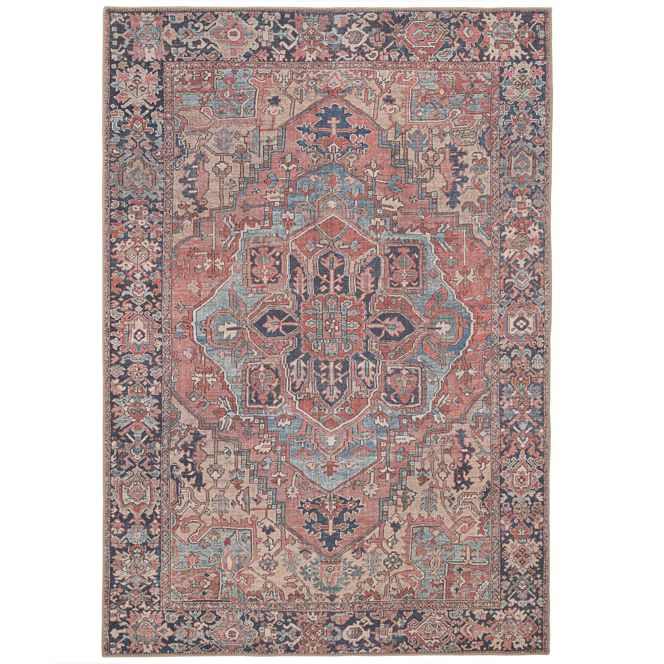 FLACHWEBETEPPICH Savanna Rot - Rot, Textil (240/330cm) - Kukoon Rugs