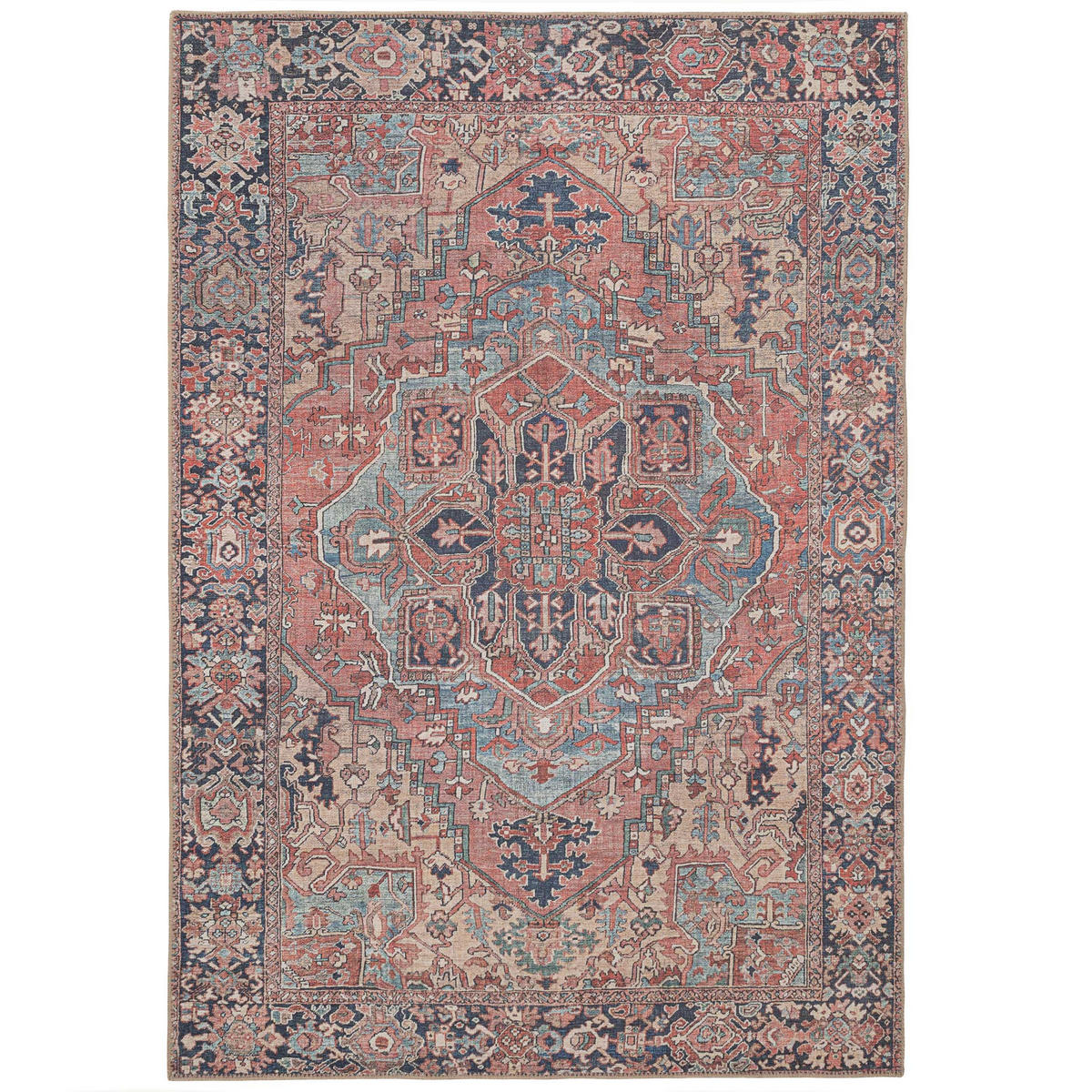 FLACHWEBETEPPICH Savanna Rot - Rot, Textil (240/330cm) - Kukoon Rugs
