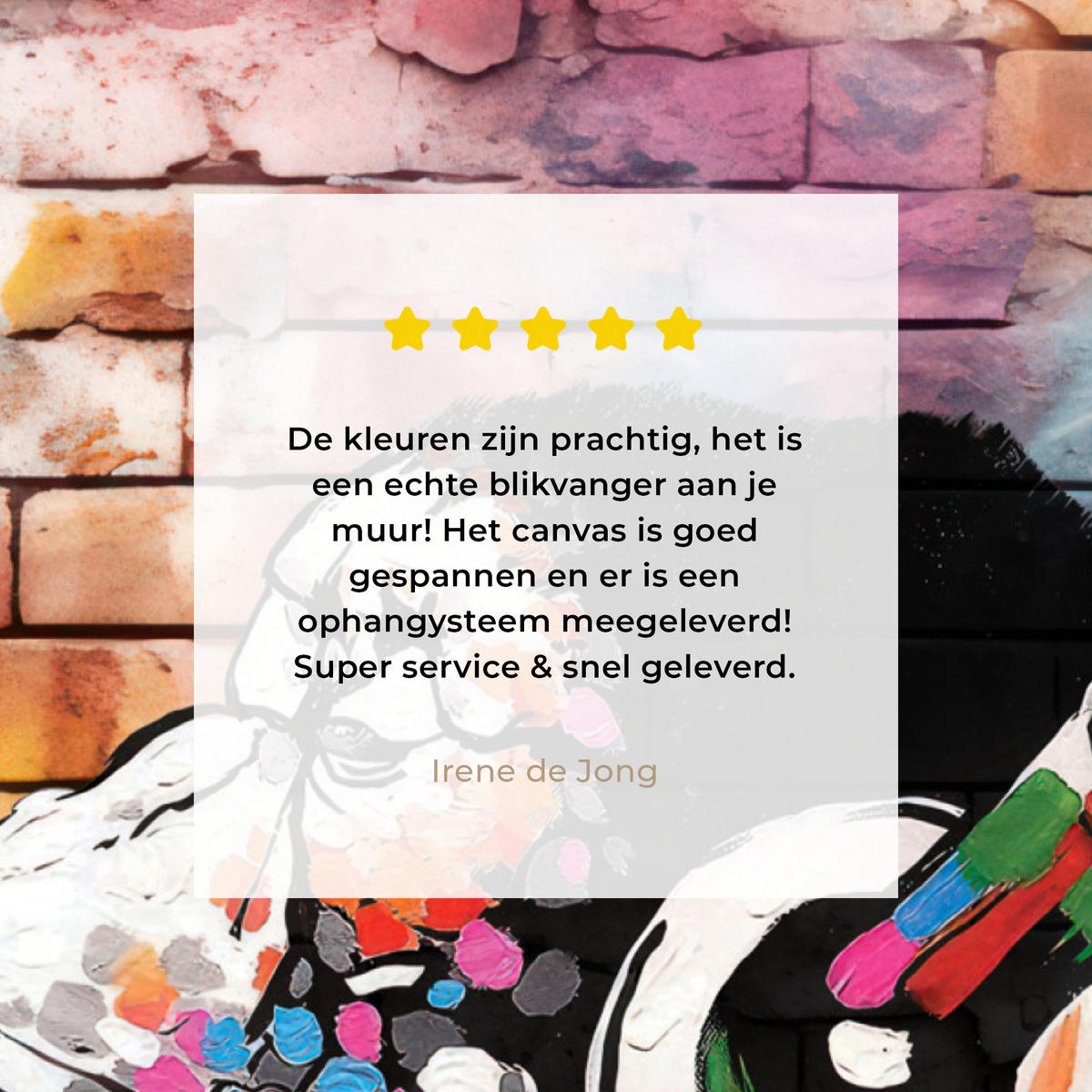 LEINWANDBILD Affe - Graffiti - Musik Wandbild Wohnzimmer 60x80 cm - Multicolor, Textil (60/80cm) - MuchoWow