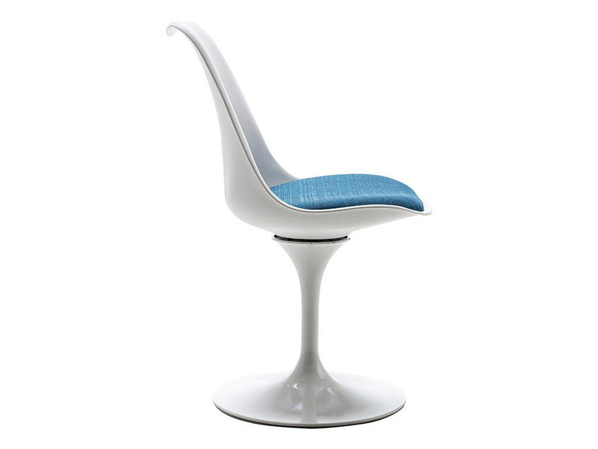 STUHL - Polypropylen & Metall - Blau und Weiß - XAFY - Blau, Kunststoff (56.5/82/49cm) - Vente-Unique