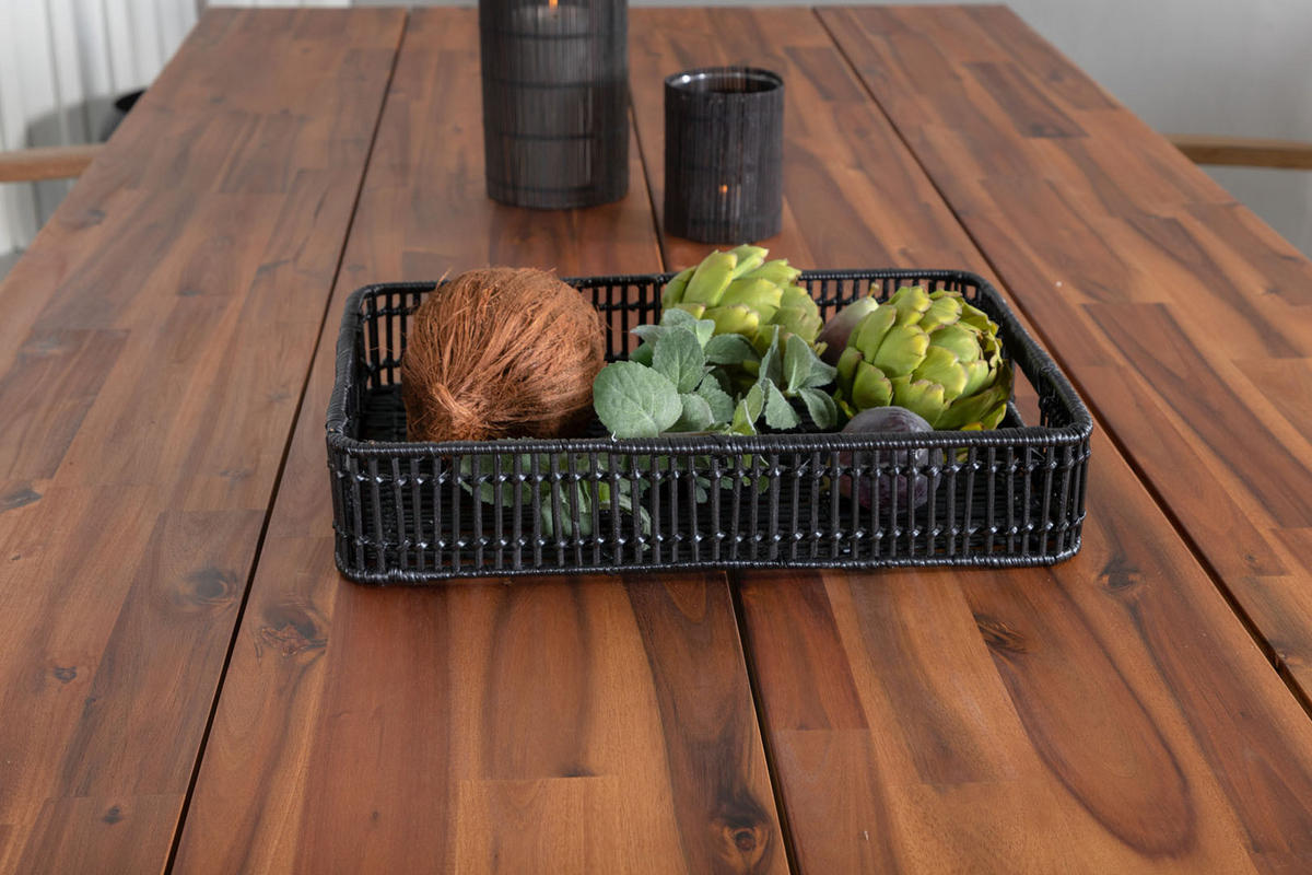 GARTENTISCH Teak Dekor - Teakfarben, Holzwerkstoff (250/100/75cm) - ebuy24