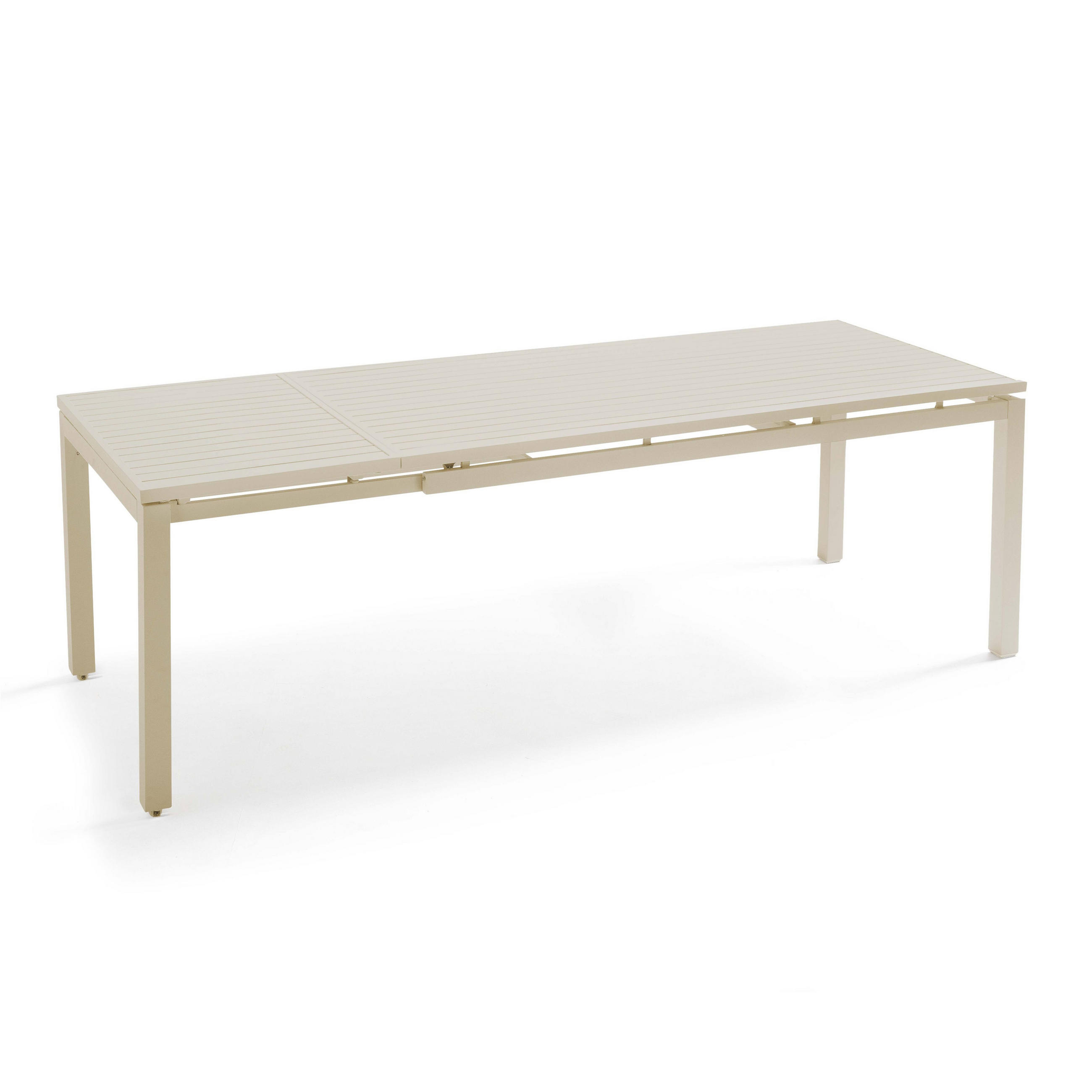 Oviala Gartentisch, Beige 90x76x240 cm