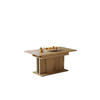 COUCHTISCH Solaris höhenverstellbar ausziehbar - Eiche Wotan, Holzwerkstoff (110/65/58cm) - Endo-Moebel