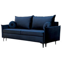 SITZSOFA Granat LEA Mit Schlaffunktion - Blau, Textil (215/96/94cm) - Sepro Meble