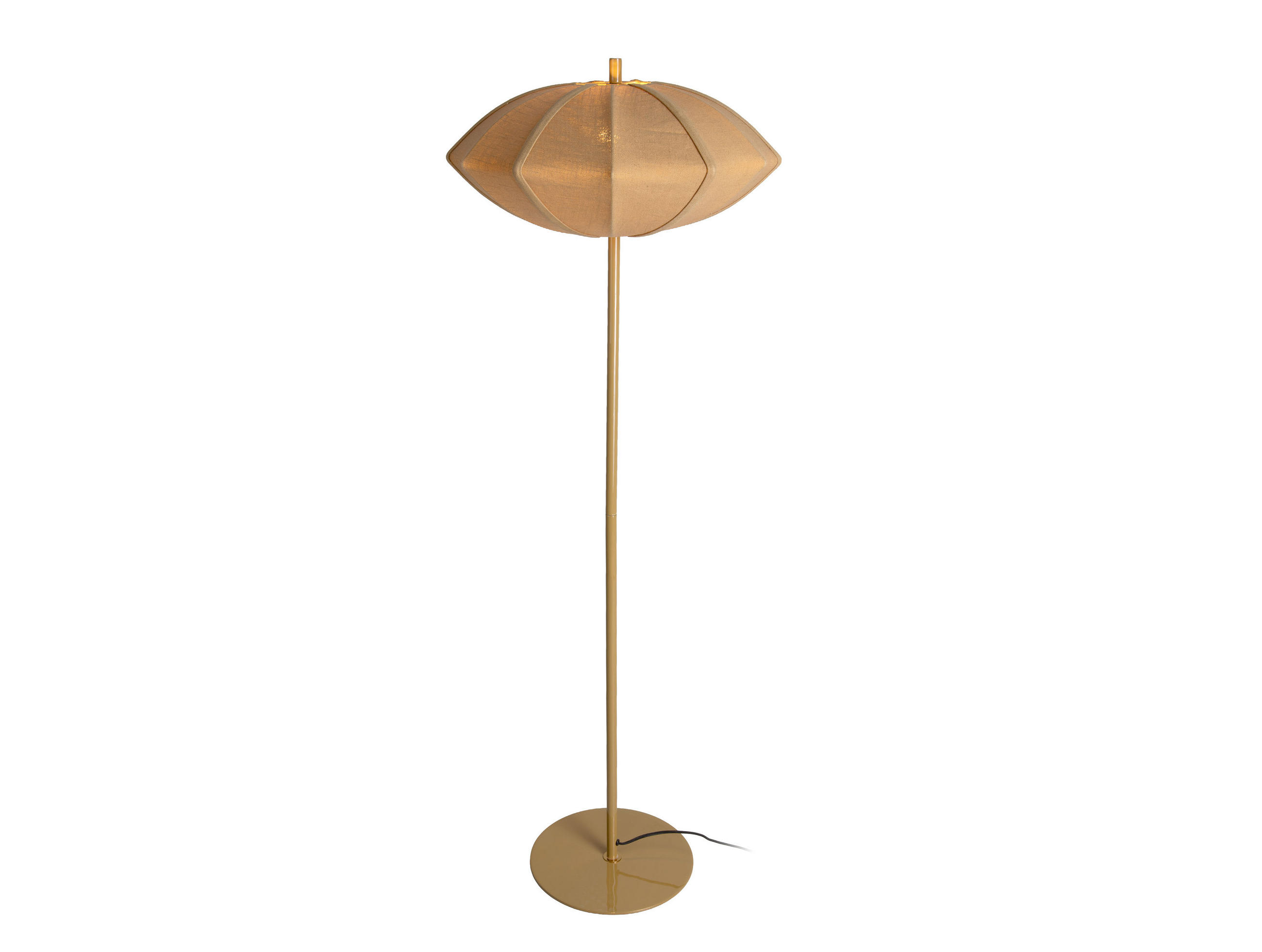 STEHLAMPE Paris Disc - Grün - 142 cm - Grün, Textil (50/50/142cm) - Leitmotiv