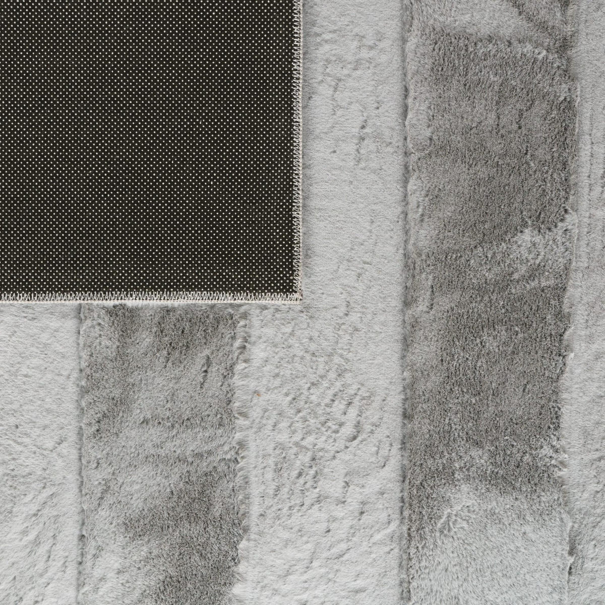 HOCHFLORTEPPICH Boho Grau 160 x 220 cm - Grau, Kunststoff (160/220cm) - TT Home