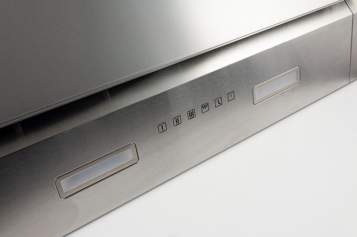 WANDHAUBE AT 9455 N Eco EDELSTAHL 90cm - Edelstahlfarben, Metall (90/88.8/46.5cm) - Kaiser Küchengeräte