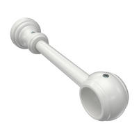 TRÄGER FÜR GARDINENSTANGEN 28 mm Ø, Classic 1-läufig, Weiß - Weiß, Kunststoff (19.5/5/5cm) - INTERDECO