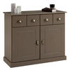 KOMMODE PARIS - Taupe, Holz (91/78/39cm) - IDIMEX